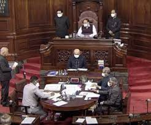 बजट सत्र के पहले दिन सांसदों के व्‍यवहार पर राज्‍यसभा के सभापति ने जताई आपत्ति