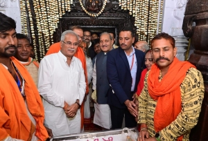 राजीव लोचन आरती में शामिल हुए मुख्यमंत्री  भूपेश बघेल...